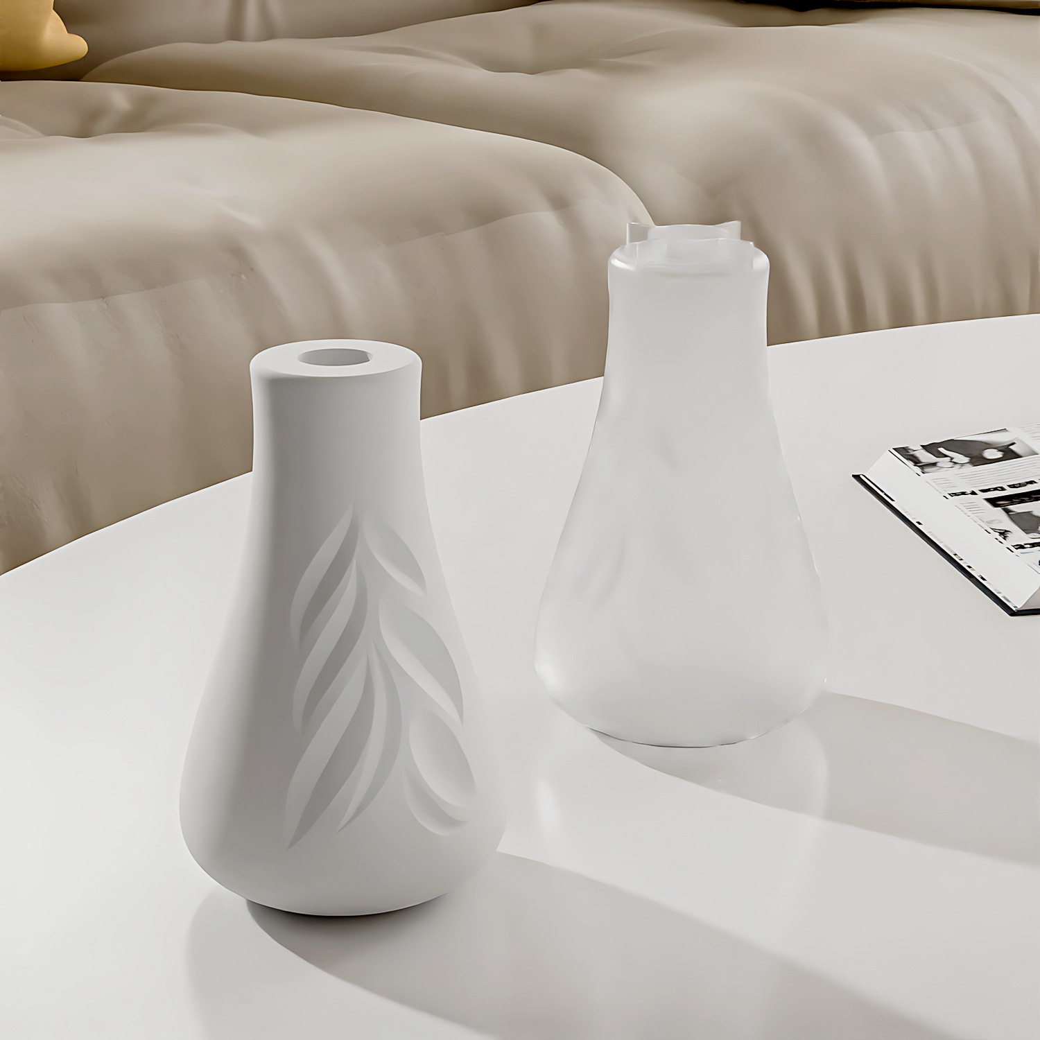 Leaf Texture Vase Silicone Mol - Art Craft Leaves のレビューと価格