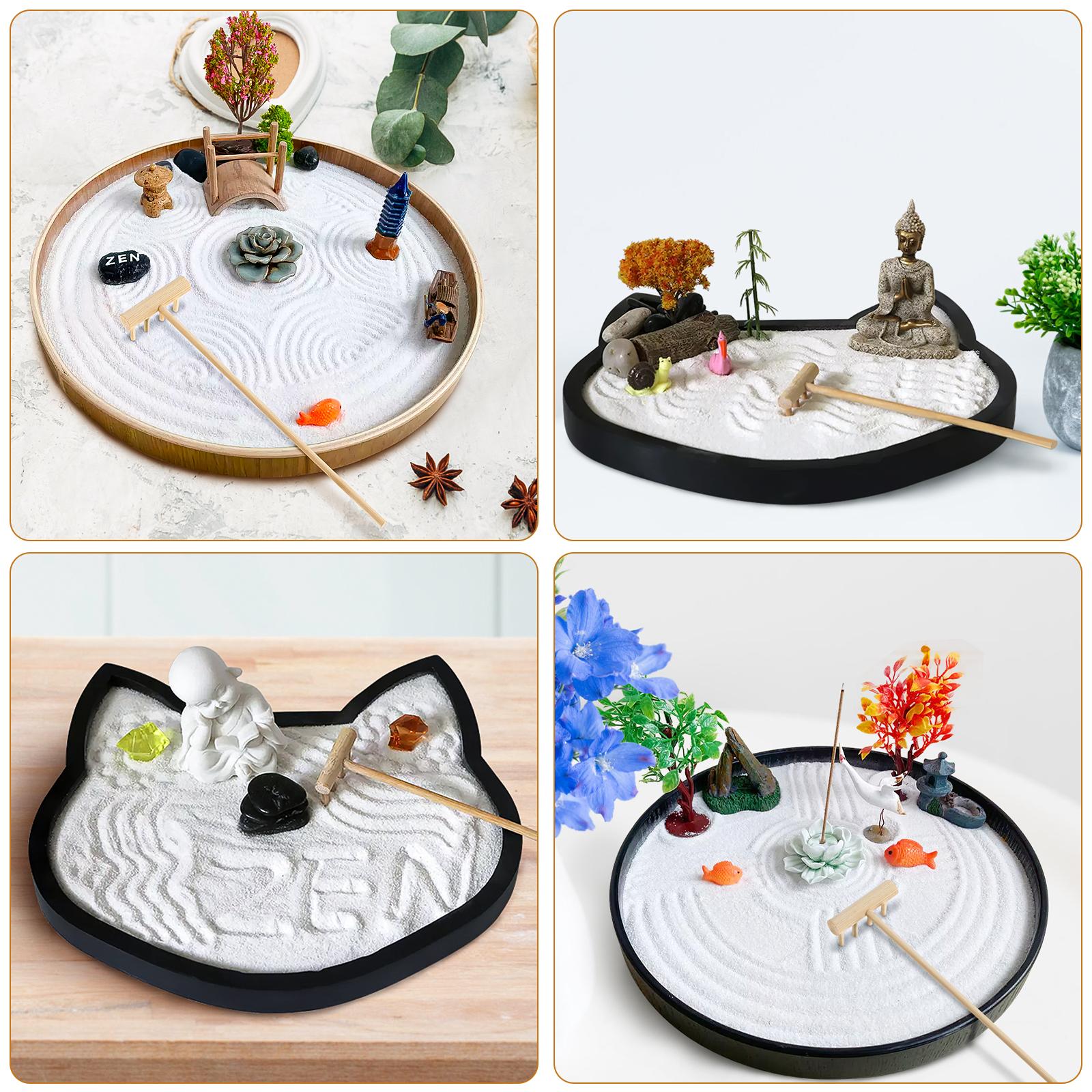 8Pcs Mini Zen Rake Tools Medit - Leather Tooling Kit のレビューと価格