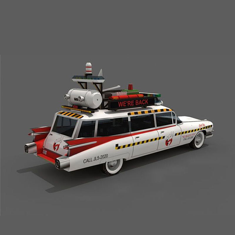 Ghostbusters Car Ecto-1A 1:20  - Art Craft Cardboard のレビューと価格