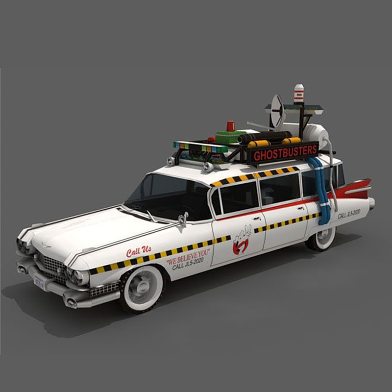 Ghostbusters Car Ecto-1A 1:20  - Art Craft Cardboard のレビューと価格