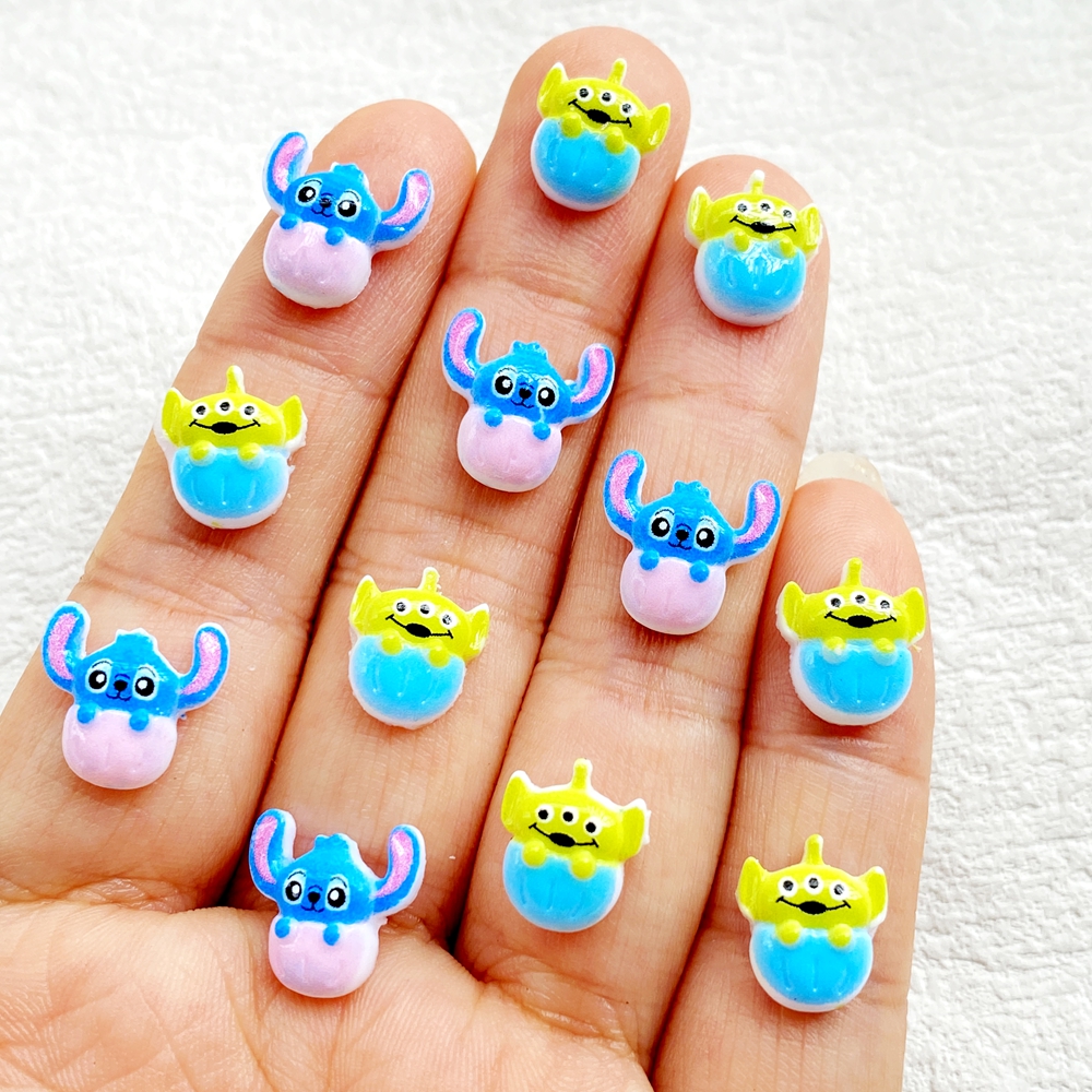 50Pcs Mixed Nail Art Resin Car - Art Craft Disney のレビューと価格