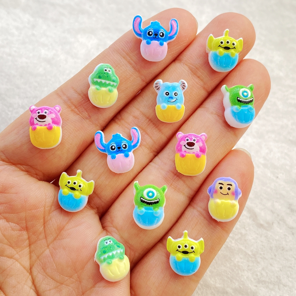 50Pcs Mixed Nail Art Resin Car - Art Craft Disney のレビューと価格
