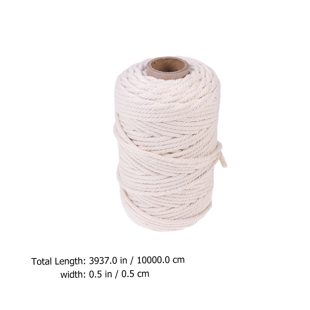 100M Natural Cotton Rope 5Mm U - Macrame Cord Cotton のレビューと価格