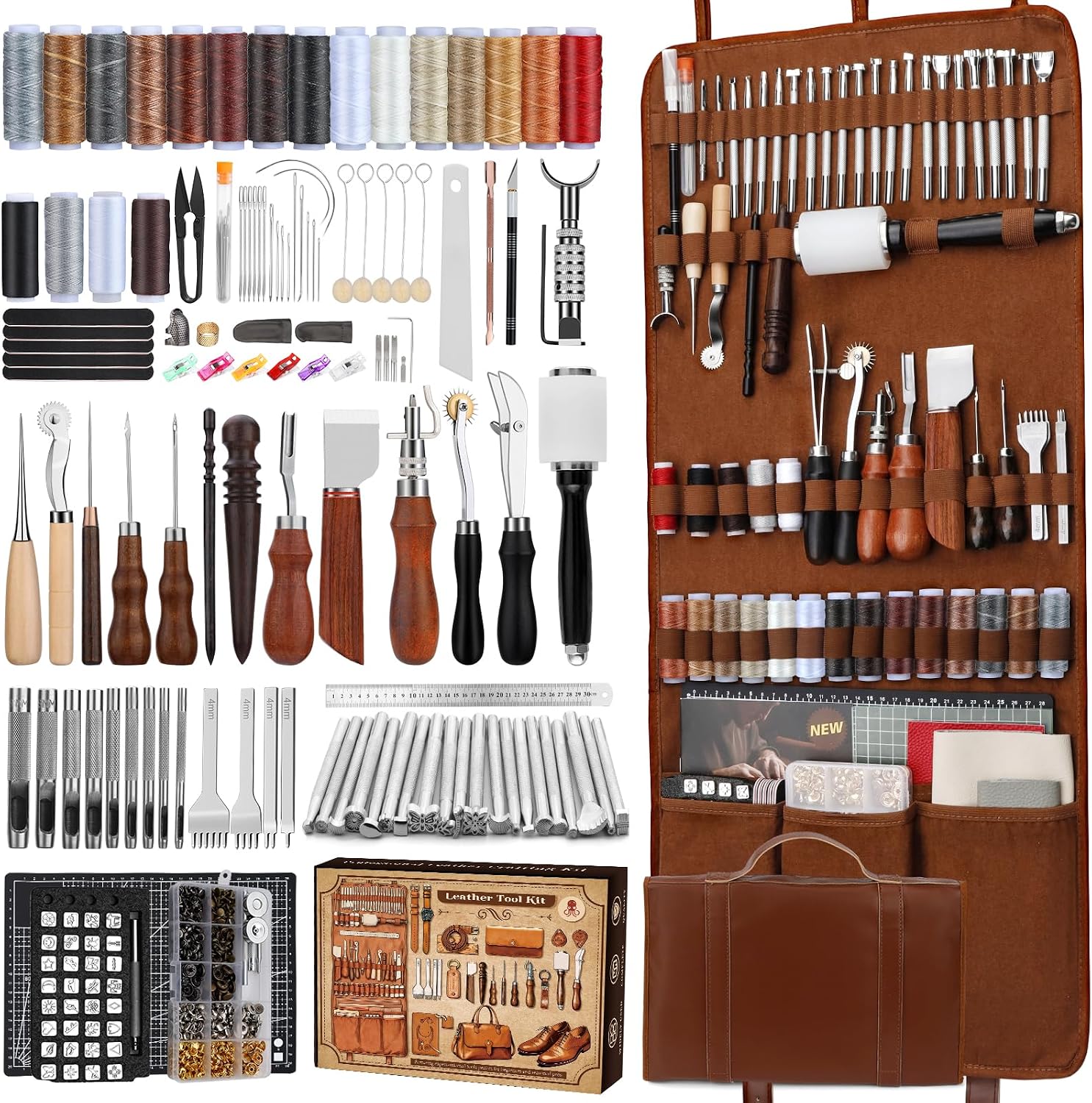 Leather Working Kit, Leather W - Leather Tooling Kit のレビューと価格