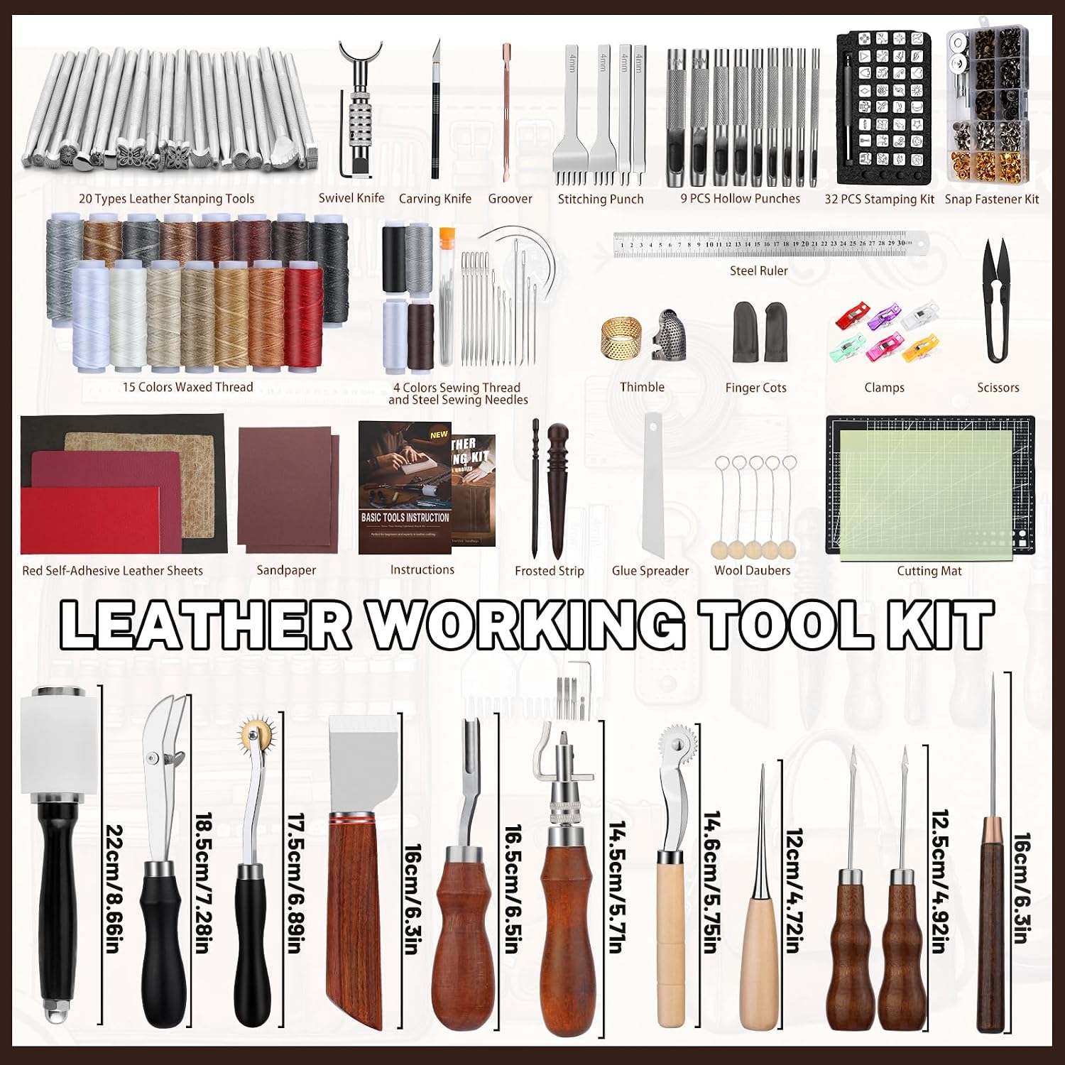 Leather Working Kit, Leather W - Leather Tooling Kit のレビューと価格