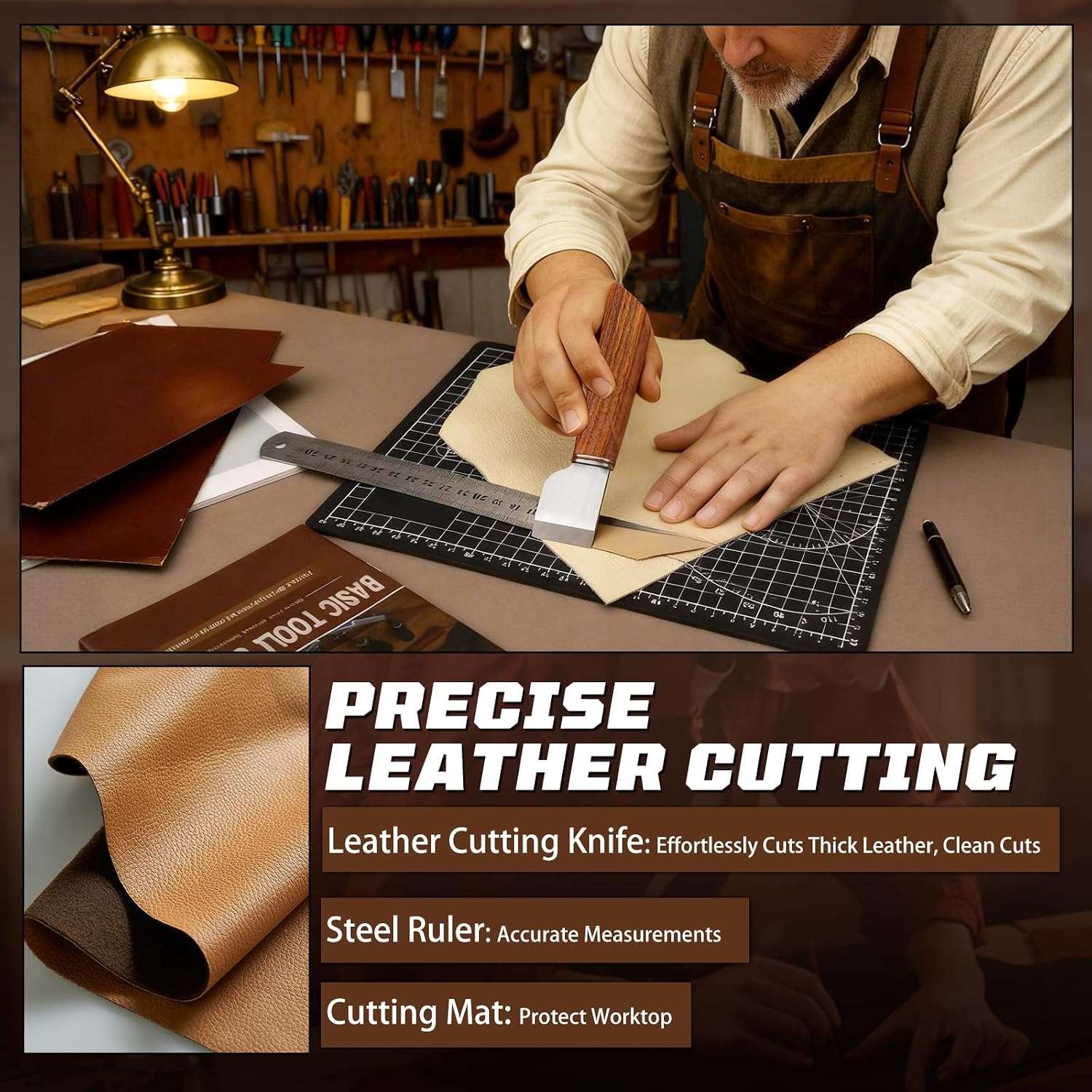 Leather Working Kit, Leather W - Leather Tooling Kit のレビューと価格