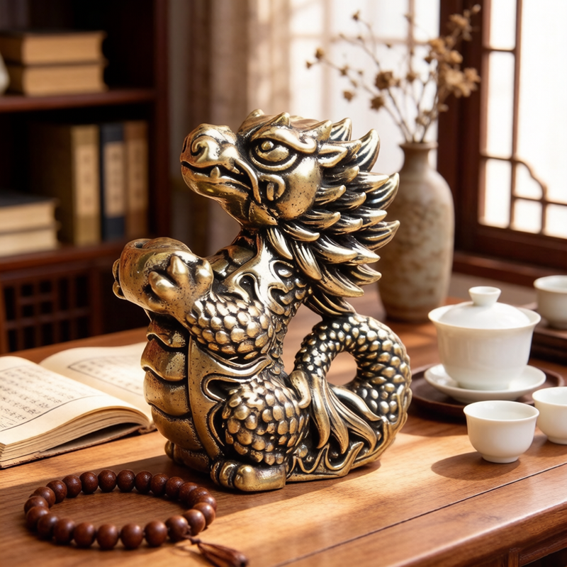 Antique Brass Zodiac Dragon Fi - Exhibition Of Art And Craft のレビューと価格