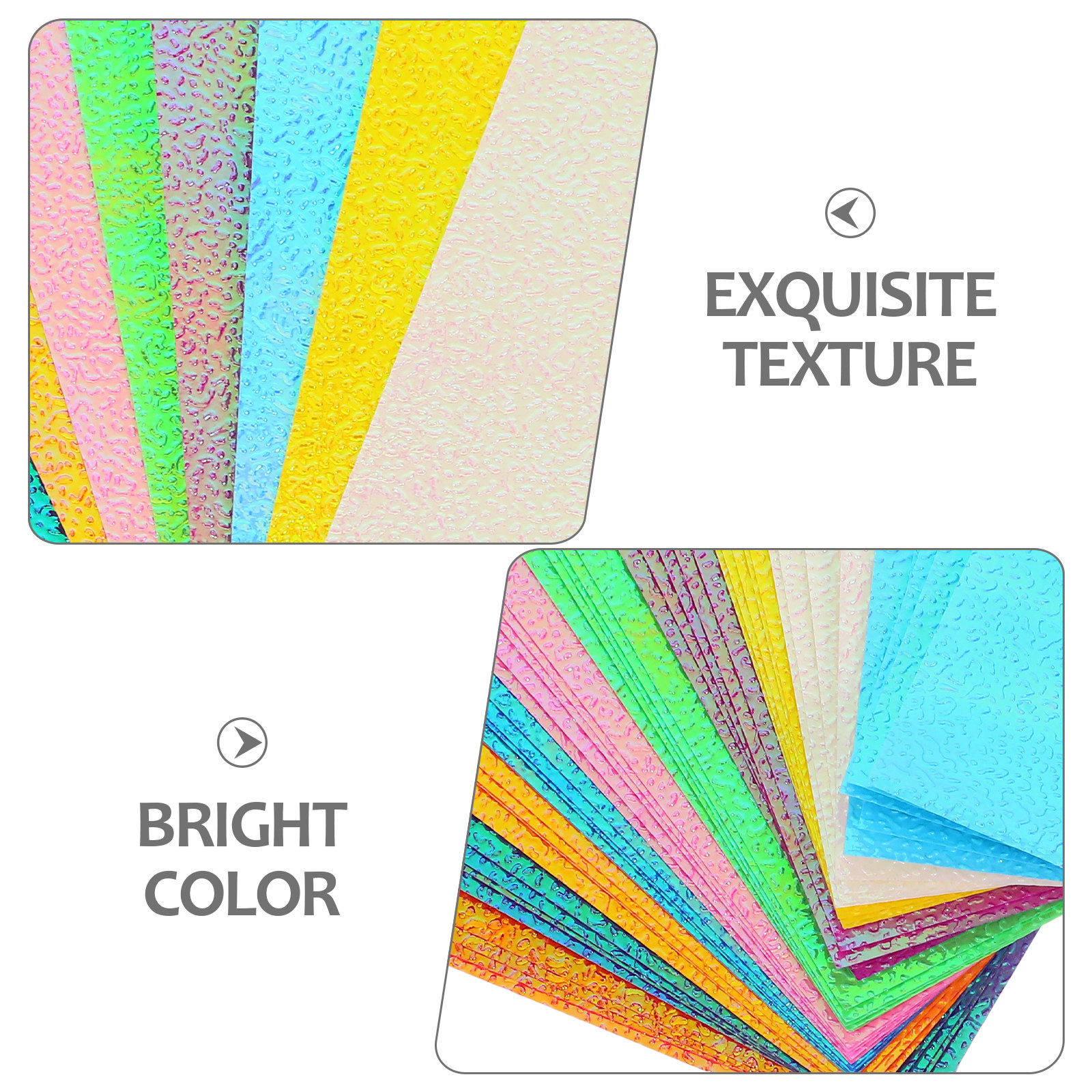 50Pcs Shimmering Iridescent Pa - Art Craft Stationery のレビューと価格