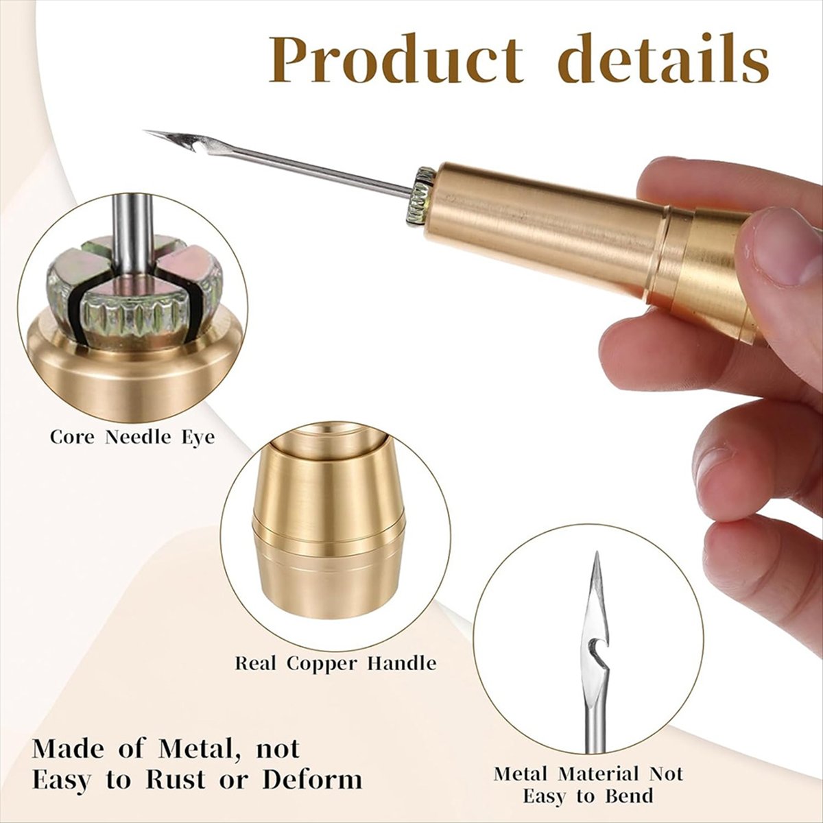 9pcs Leather Sewing Awl Kit wi - Leather Tooling Kit のレビューと価格