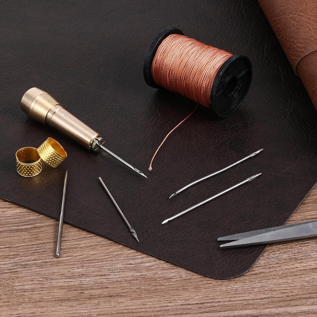 9pcs Leather Sewing Awl Kit wi - Leather Tooling Kit のレビューと価格