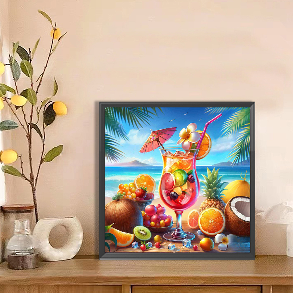 Summer Beach Full DIY 5D Round - Art Craft Ideas For Adults のレビューと価格