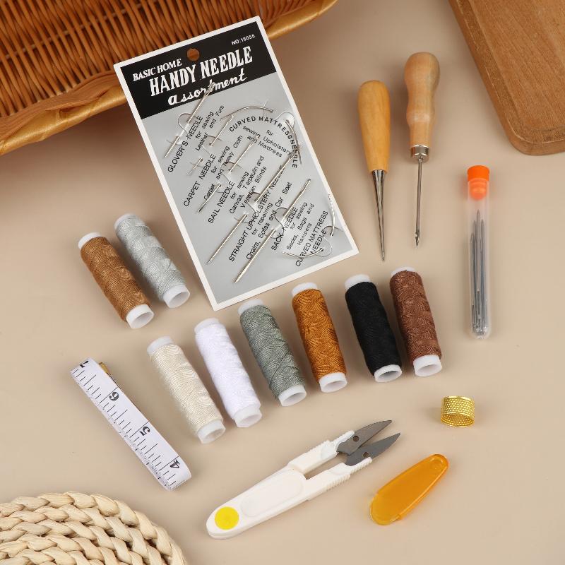 30Pcs Hand Sewing Tools Kit Wi - Leather Tooling Kit のレビューと価格