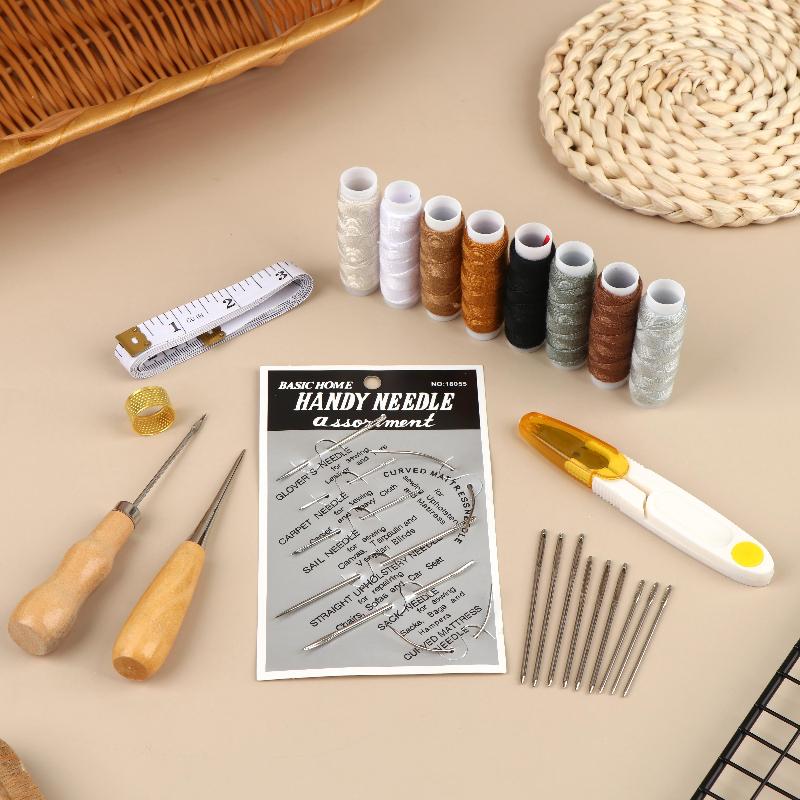 30Pcs Hand Sewing Tools Kit Wi - Leather Tooling Kit のレビューと価格