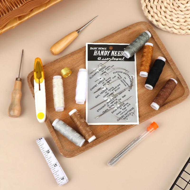 30Pcs Hand Sewing Tools Kit Wi - Leather Tooling Kit のレビューと価格