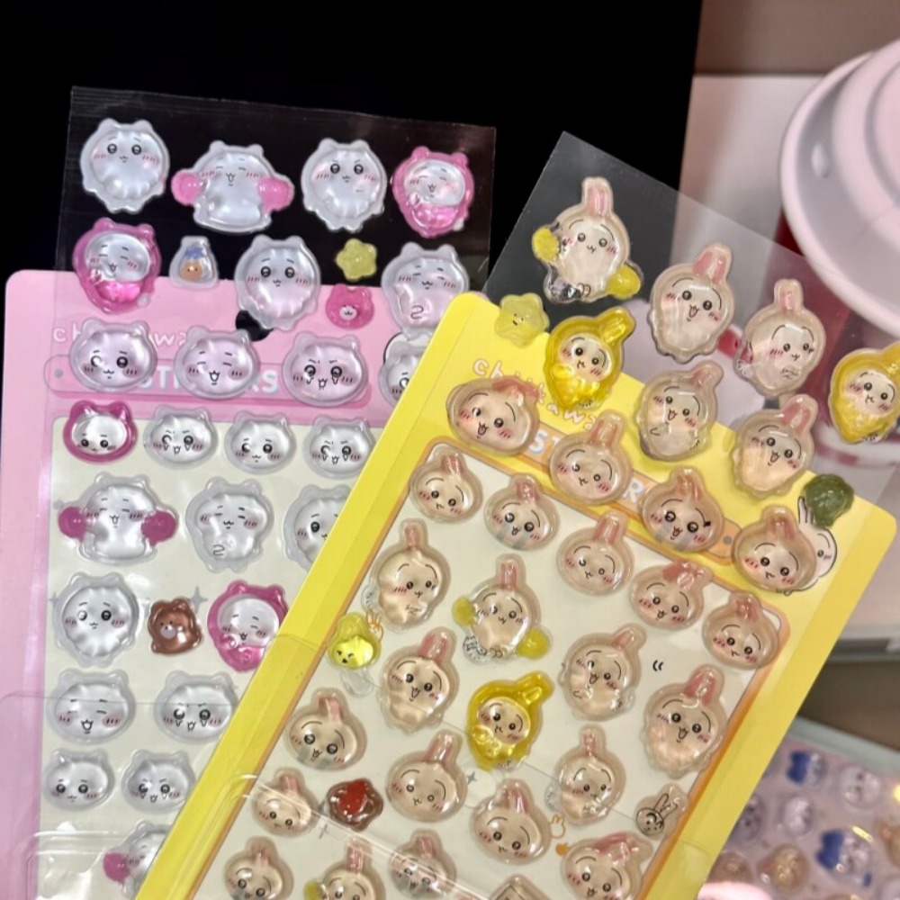 Cute Chiikawa 3D Crystal Embos - Art Craft Stationery のレビューと価格