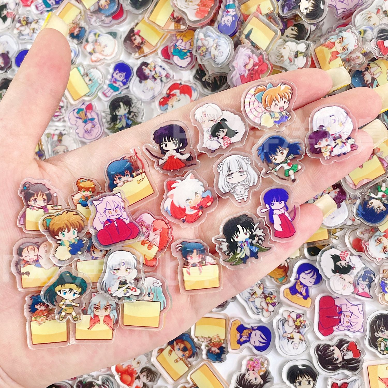 50/100Pcs 1/2cm Mini Inuyasha  - Art Craft Materials のレビューと価格