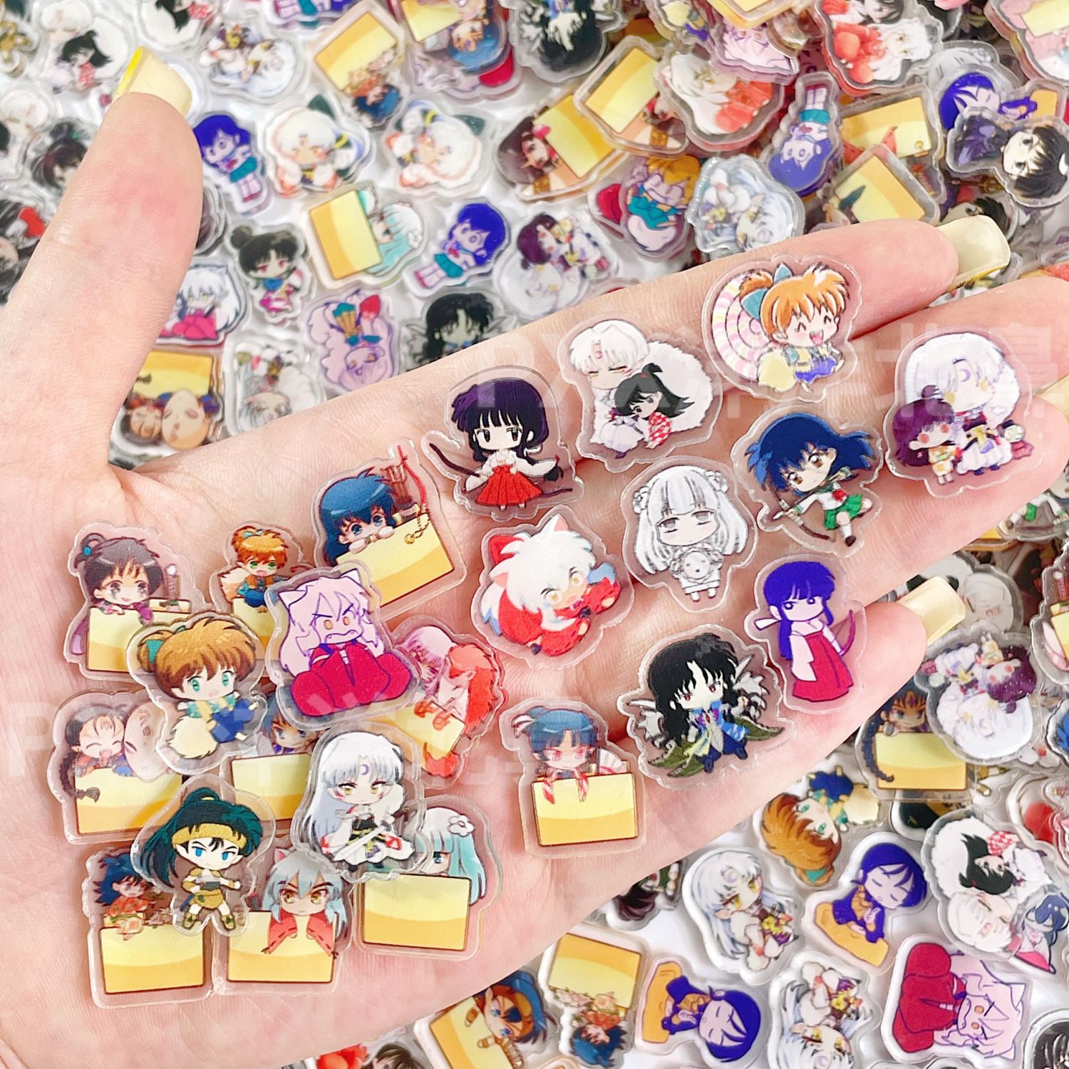 50/100Pcs 1/2cm Mini Inuyasha  - Art Craft Materials のレビューと価格
