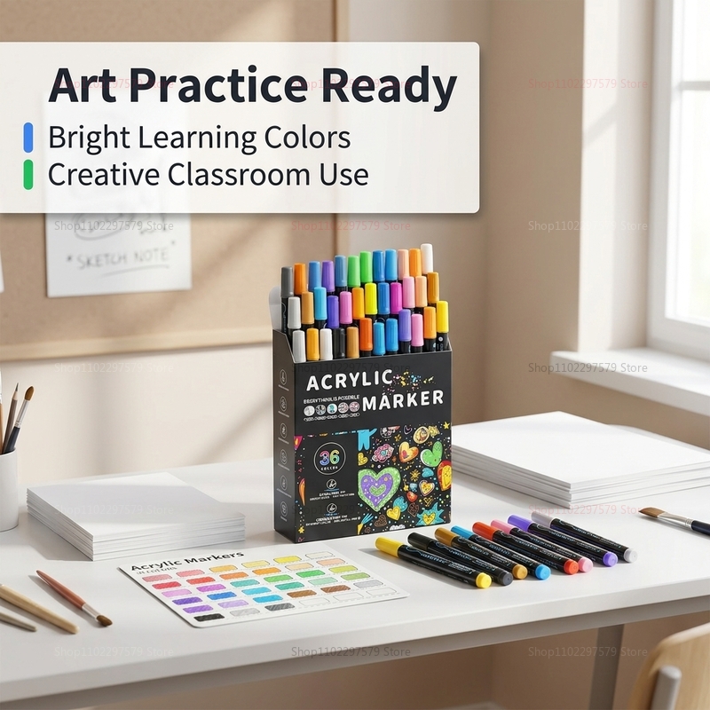 Double-headed acrylic paint ma - Art Craft Stationery のレビューと価格