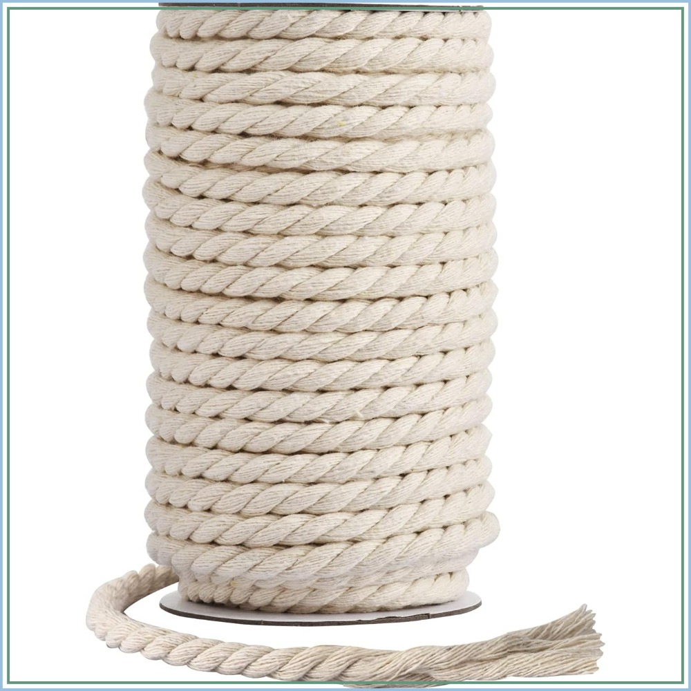 8mm x 20 Yards Natural Unbleac - Macrame Cord Cotton のレビューと価格