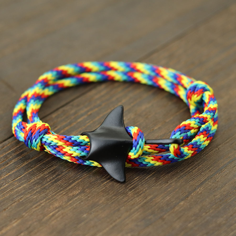 Stylish Manta Bracelet Men Wom - Macrame Cord Cotton のレビューと価格