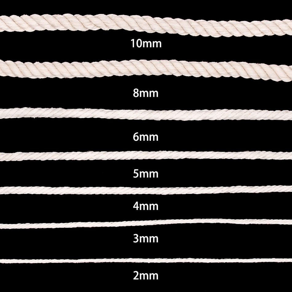 1mm-10mm 100% Cotton Macrame C - Macrame Cord Cotton のレビューと価格