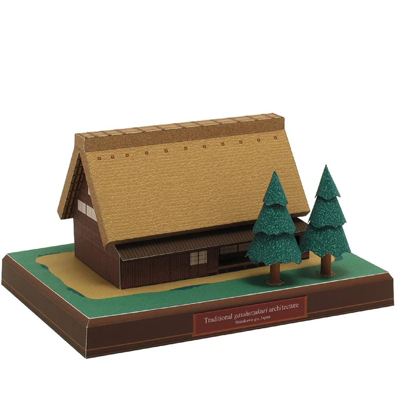 Japan Cottage Gasshozukuri Min - Art Craft Cardboard のレビューと価格