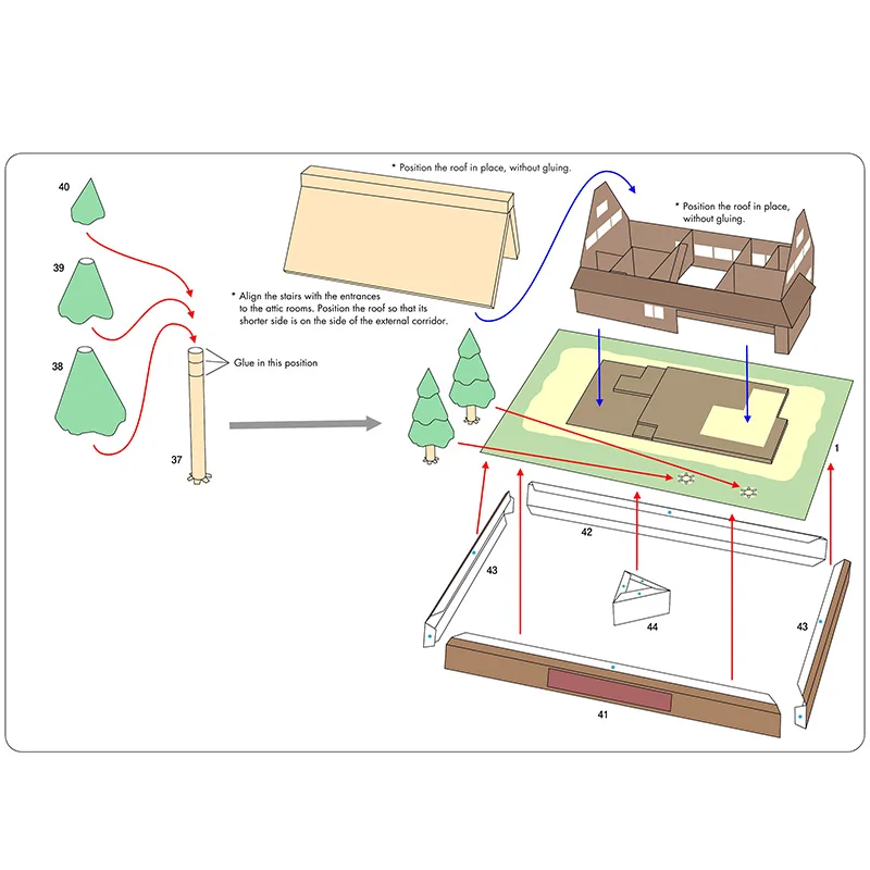 Japan Cottage Gasshozukuri Min - Art Craft Cardboard のレビューと価格