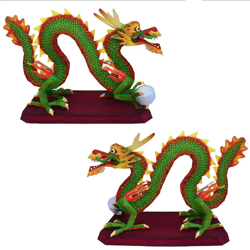 Chinese Dragon Loong Handmade  - Art Craft Cardboard のレビューと価格