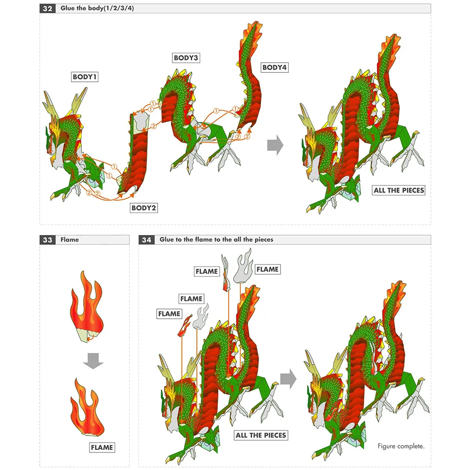 Chinese Dragon Loong Handmade  - Art Craft Cardboard のレビューと価格