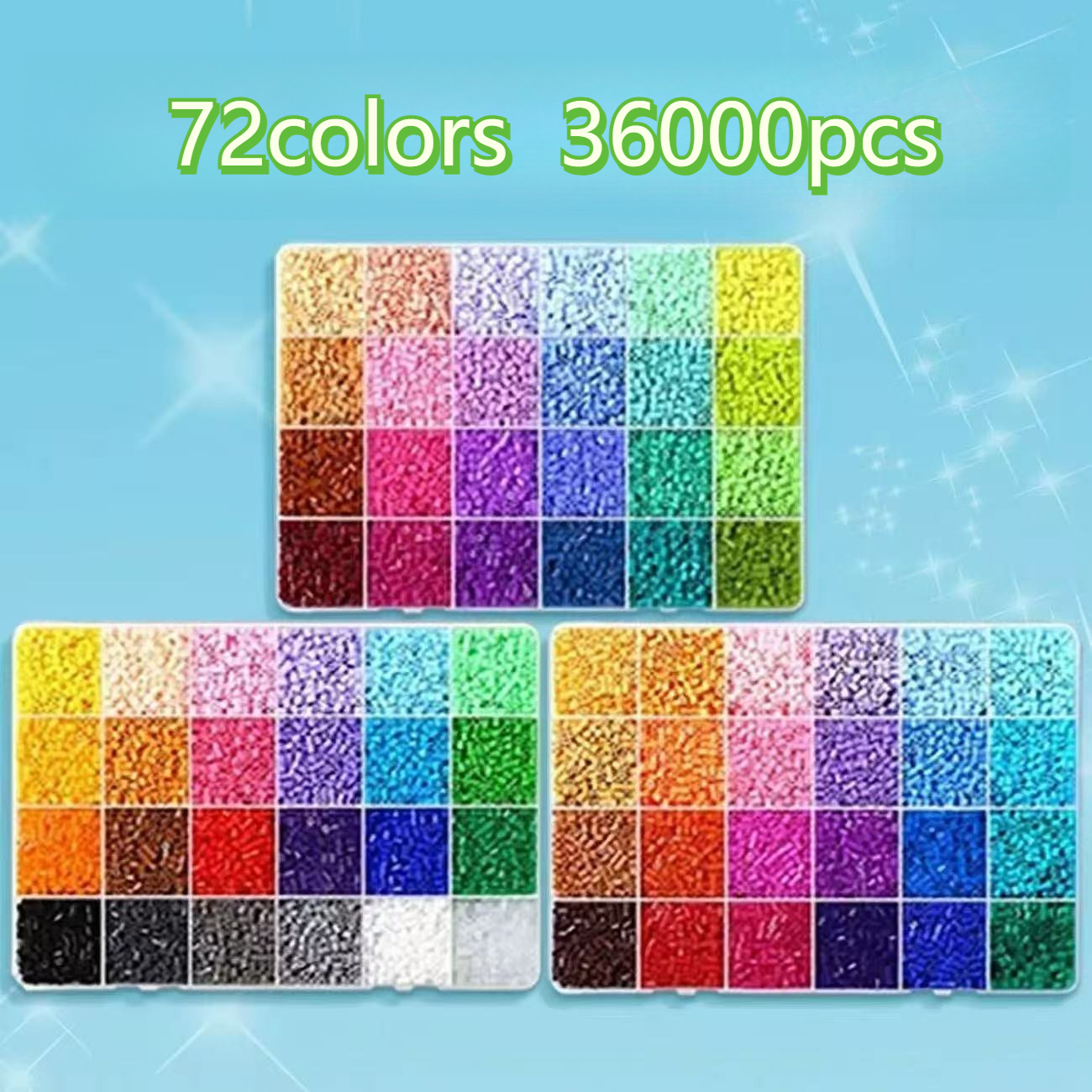 2.6mm Mini Fuse Beads, 48/72 C - Art Craft Materials のレビューと価格
