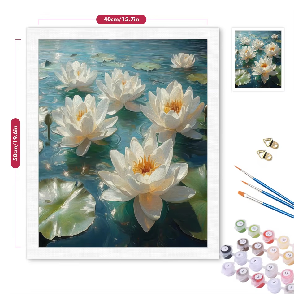 Oil Painting By Numbers Flower - Letter S Art Craft のレビューと価格