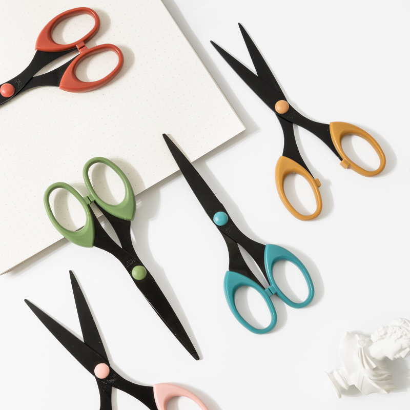 1-5Pcs Morandi Color Scissor S - Art Craft Stationery のレビューと価格
