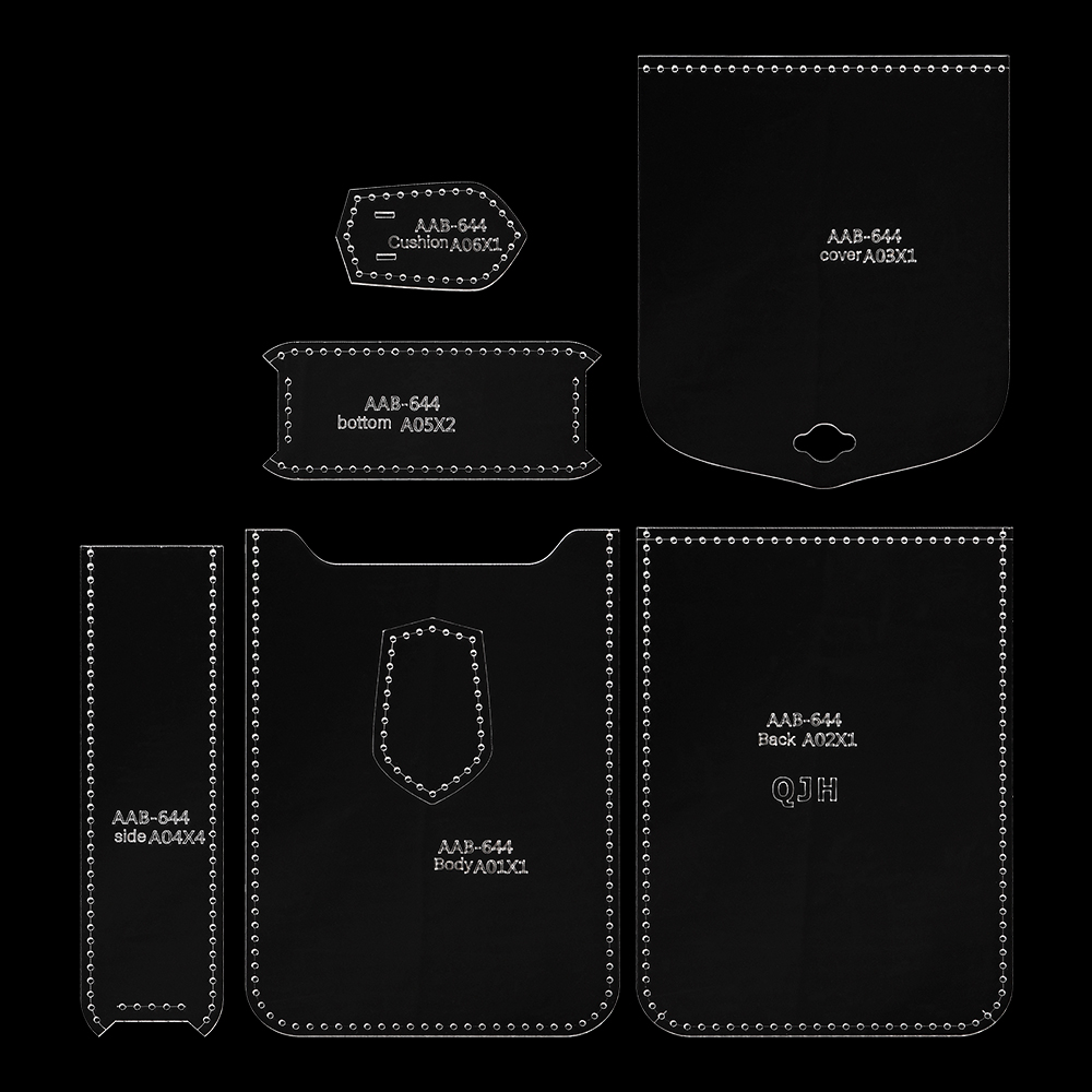 1Set Precision Acrylic Templat - Leather Tooling Kit のレビューと価格