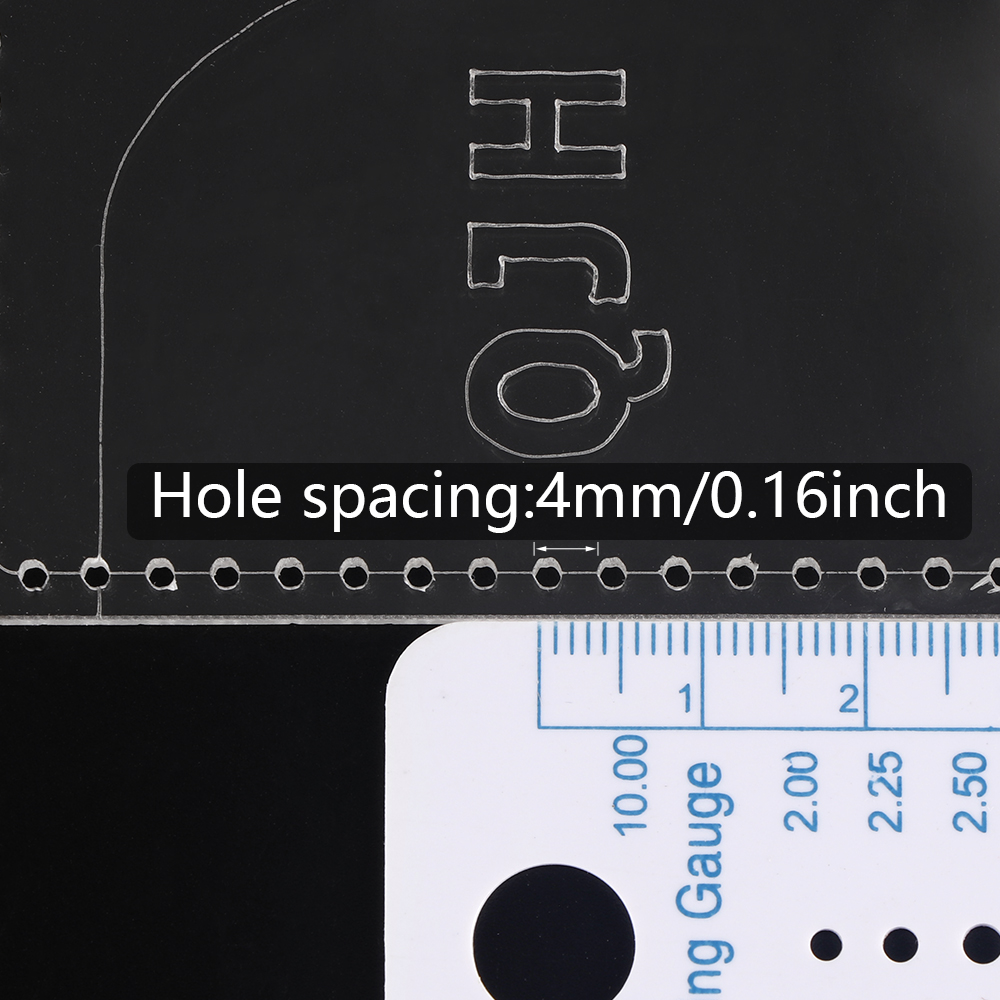 1Set Precision Acrylic Templat - Leather Tooling Kit のレビューと価格
