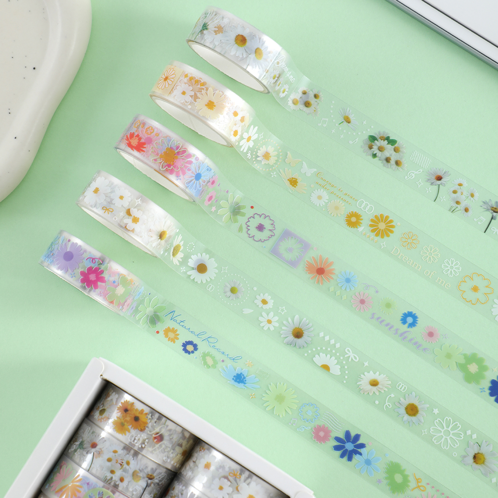 10 Rolls Daisy PET Masking Tap - Art Craft Materials のレビューと価格