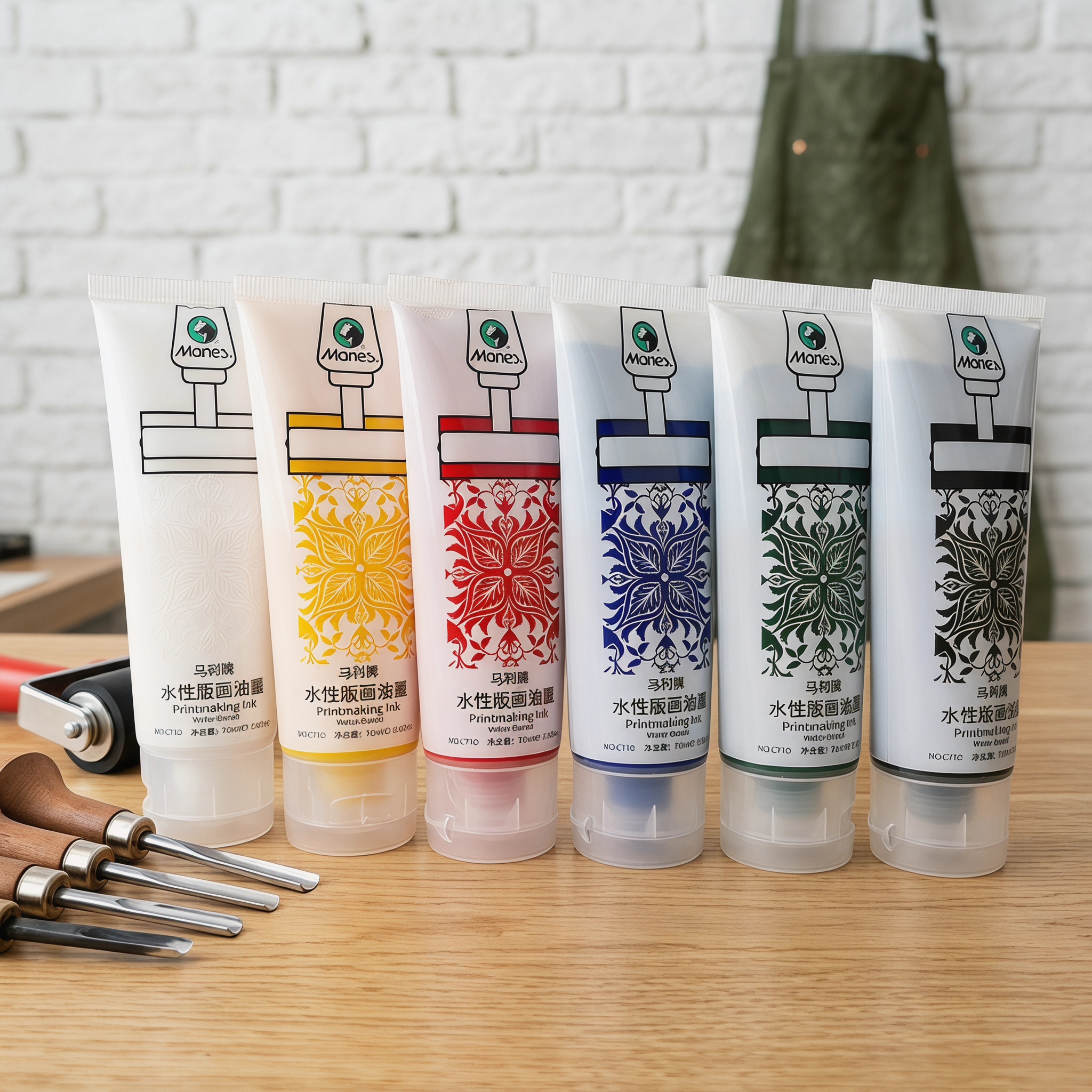 6Pcs Marie's Water-based Print - Lino Printing Block のレビューと価格