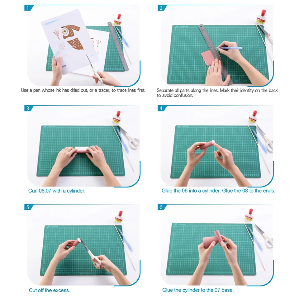 Little Owl Origami Art Mini 3D - Art Craft Cardboard のレビューと価格