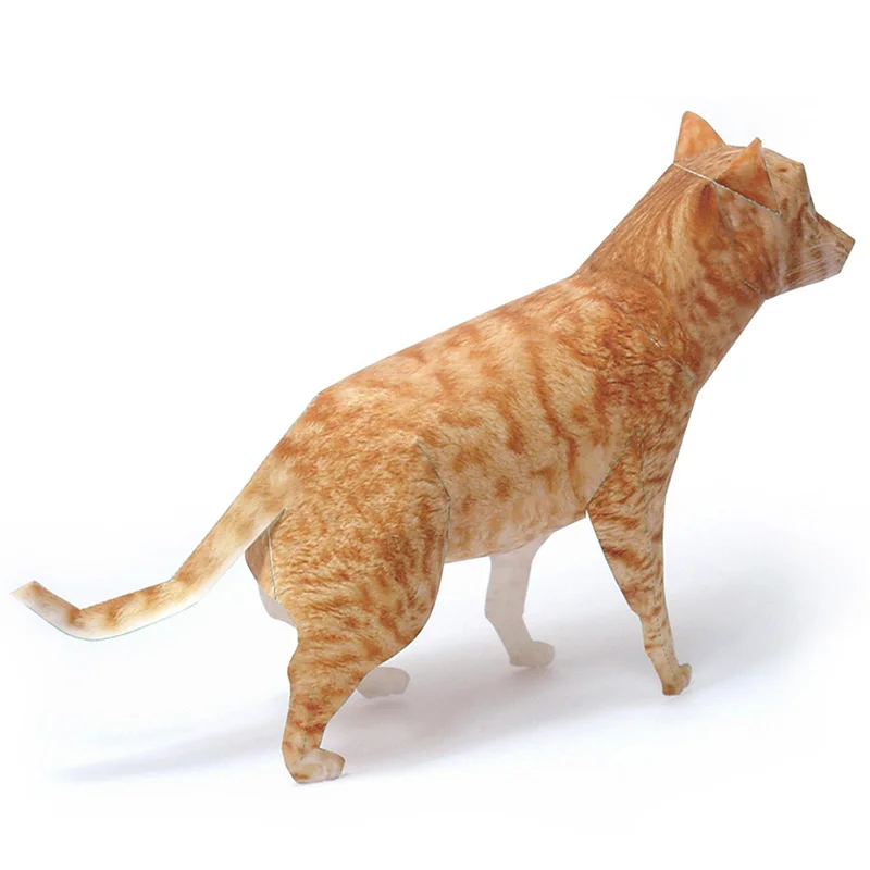 Ocicat Cat Orange Tabby Origam - Art Craft Cardboard のレビューと価格